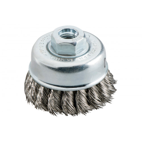 Щётка чашечная плетёная AB60M14-12.5 INOX 0.3