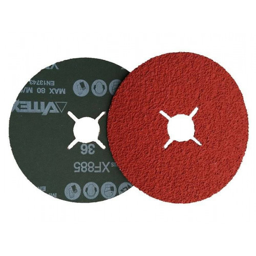 Фибровый круг VSM XF885 Сeramic Plus d125мм, зерно Р100