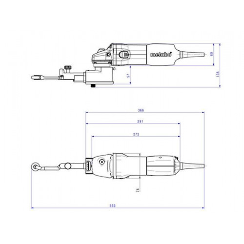 Metabo BFE 9-20 ленточный напильник с электроникой