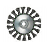 Коническая щётка плетёная DeBever d125мм*M14 (сталь 0,5)