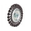 Дисковая щётка плетёная DeBever d125мм*M14 (сталь 0,5)