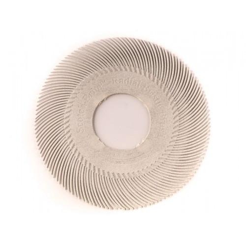 Круг Scotch-Brite Bristle BB-ZB тип C P120 (белый) d150мм