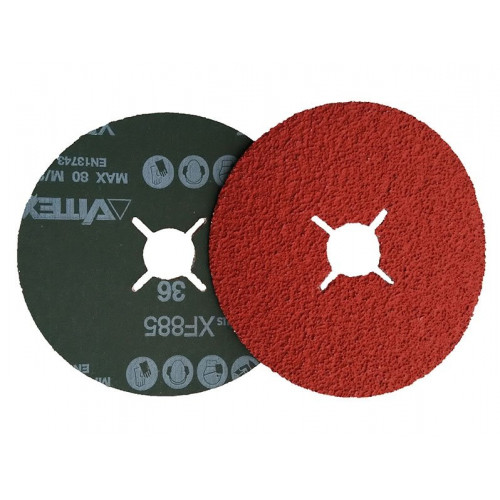 Фибровый круг VSM XF885 Сeramic Plus d125мм, зерно Р40